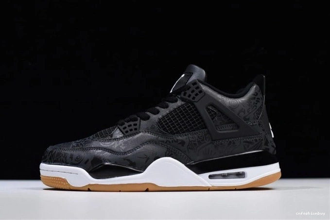 Air 4 Laser Jordan CI1184-001 Retro Black 1119